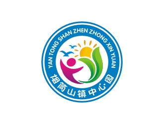 曾翼的磐石市煙筒山鎮(zhèn)中心幼兒園logo設(shè)計(jì)