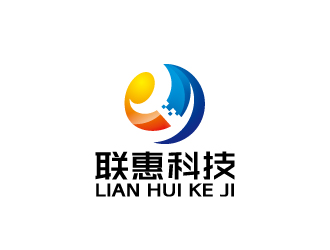 周金進的聯(lián)惠科技logo設(shè)計