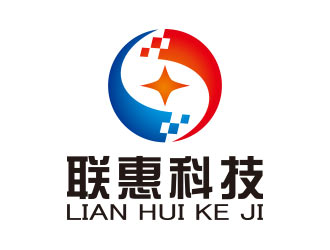 向正軍的聯(lián)惠科技logo設計