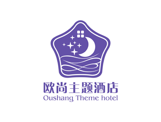 譚家強的歐尚主題酒店logo設計