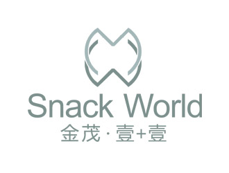 劉彩云的華人快餐廳logo 金茂·壹+壹 Snack Worldlogo設(shè)計