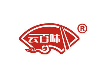 朱兵的云百味快餐店祥云logologo設(shè)計(jì)