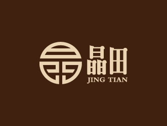 周金進(jìn)的晶田粵菜餐廳標(biāo)志logo設(shè)計