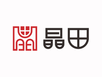 劉小勇的晶田粵菜餐廳標(biāo)志logo設(shè)計