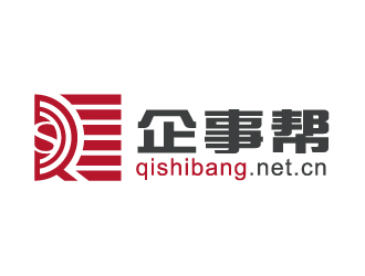 彭波的企事幫（qi shi bang）qishibang.net.cnlogo設計