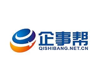 盛銘的企事幫（qi shi bang）qishibang.net.cnlogo設(shè)計