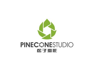 陳國偉的松子攝影PINECONE STUDIOlogo設(shè)計