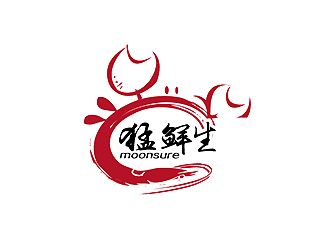 秦曉東的猛鮮生moonsurelogo設(shè)計(jì)