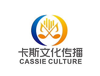 趙鵬的英文標志 - Cassie Culturelogo設(shè)計