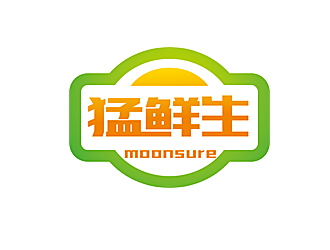 趙鵬的猛鮮生moonsurelogo設(shè)計(jì)