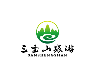 周金進的三圣山山水元素logologo設(shè)計