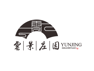 黃安悅的雲(yún)景莊園印章標(biāo)志logo設(shè)計(jì)