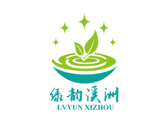 黃安悅的生態(tài)農業(yè)品牌logo 山水元素logo設計