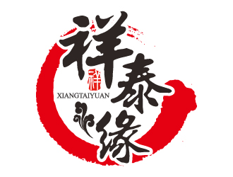 葉美寶的祥泰緣水餃店logologo設(shè)計(jì)