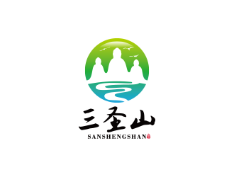 王濤的三圣山山水元素logologo設(shè)計