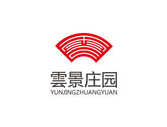 馮國輝的雲(yún)景莊園印章標志logo設(shè)計