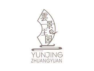 吳志超的雲(yún)景莊園印章標志logo設(shè)計