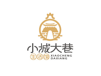 陳曉濱的小城大巷生活館標志logo設計