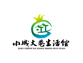 周金進的小城大巷生活館標志logo設計