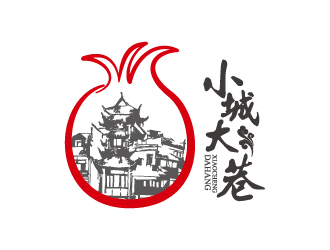 葉美寶的小城大巷生活館標(biāo)志logo設(shè)計(jì)