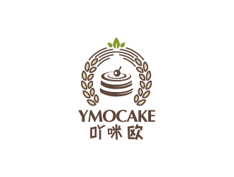 林穎穎的吖咪歐YMOCAKE蛋糕logo設(shè)計