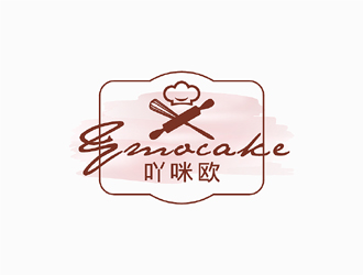 梁俊的吖咪歐YMOCAKE蛋糕logo設(shè)計(jì)