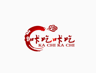 朱兵的咔吃咔吃快餐店字體設計logo設計