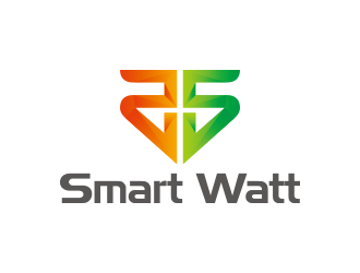 黃安悅的Smart Watt LED照明 英文logologo設(shè)計