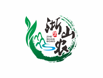 何嘉健的農(nóng)特產(chǎn)山水元素logologo設計