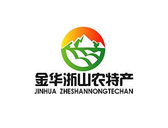 秦曉東的農(nóng)特產(chǎn)山水元素logologo設(shè)計