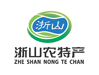 彭波的農特產山水元素logologo設計