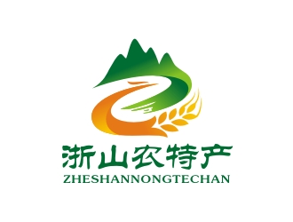 曾翼的農特產山水元素logologo設計