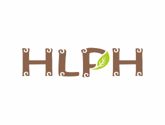 何嘉健的HLPH茶社茶館商標(biāo)logo設(shè)計