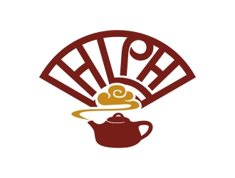 曾翼的HLPH茶社茶館商標(biāo)logo設(shè)計