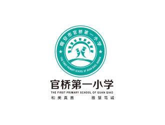 朱紅娟的南安市官橋第一小學logo設計logo設計