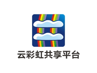 曾翼的云彩虹共享平臺logo設(shè)計