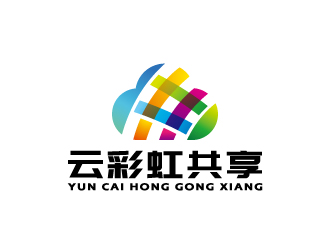 周金進的云彩虹共享平臺logo設計