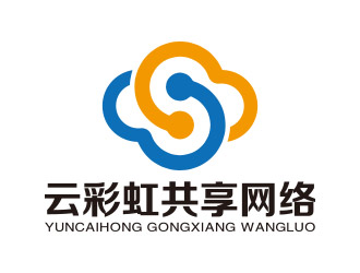 向正軍的云彩虹共享平臺logo設計