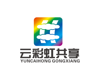 趙鵬的云彩虹共享平臺logo設計