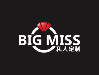 何嘉健的鉆石珠寶店-big misslogo設(shè)計