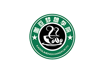 秦曉東的咖豆夢想學院logo設計