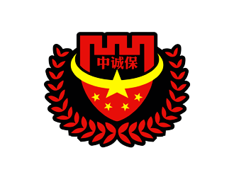 譚家強(qiáng)的中誠(chéng)保，圖形對(duì)稱logo設(shè)計(jì)