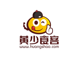 曾翼的黃少食客 小吃吉祥物卡通標志logo設計