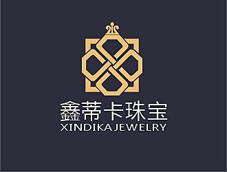 勞志飛的鑫蒂卡珠寶logologo設計