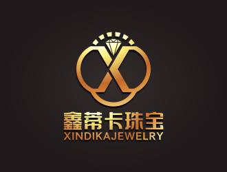 何嘉健的鑫蒂卡珠寶logologo設計