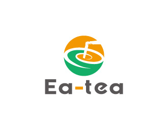 周金進的Ea-tea可愛奶茶商標設計logo設計