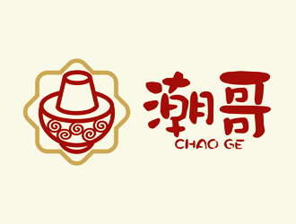 譚家強的潮哥火鍋logo設(shè)計