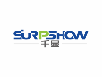 林思源的千顯 SURPSHOW ，標識對稱logo設(shè)計