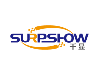 葉美寶的千顯 SURPSHOW ，標識對稱logo設(shè)計