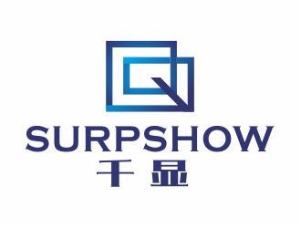 吳志超的千顯 SURPSHOW ，標識對稱logo設(shè)計